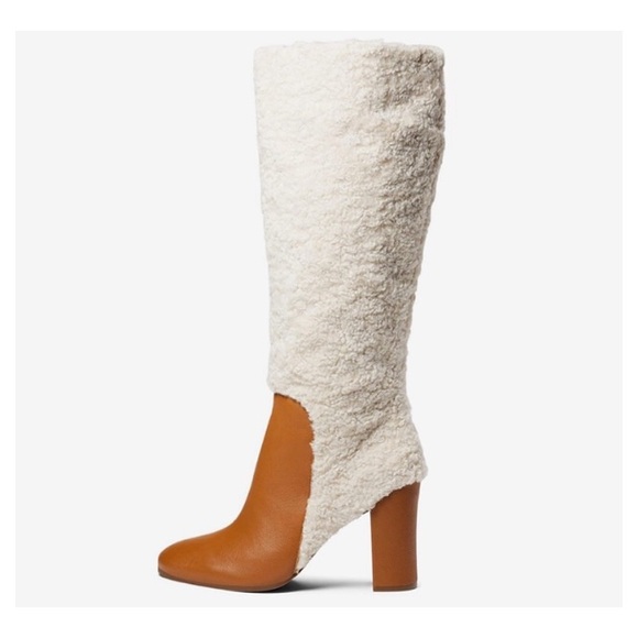 Kenneth Cole Boots Cozy Knee High Boot NEW IN BOX Leather & Shearling Size 6.5 - Picture 12 of 12